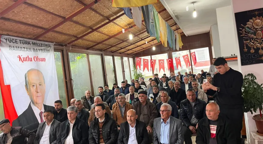 Anamur’da MHP İlçe Başkanlığı Bayramlaşma Programına Yoğun İlgi