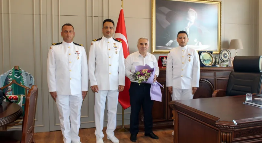 Sahil Güvenlik Teşkilatı'nın 44. Kuruluş Yıl Dönümünde Kaymakam Duru'ya Ziyaret