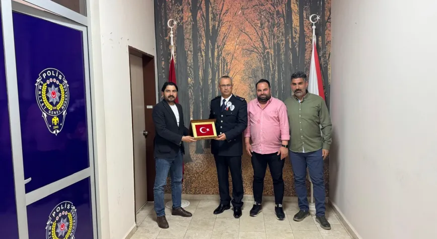 TYHS Anamur Temsilcisi Okan Duman'dan  Emniyet Müdürlüğü’ne Anlamlı Ziyaret